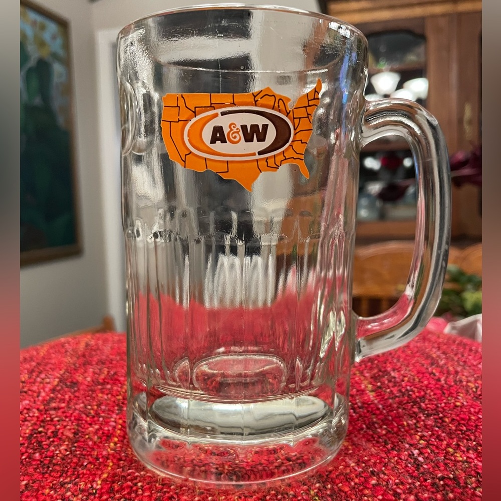 Vintage A&W mug!!!! 5.75” high and very heavy.  Too heavy to bundle